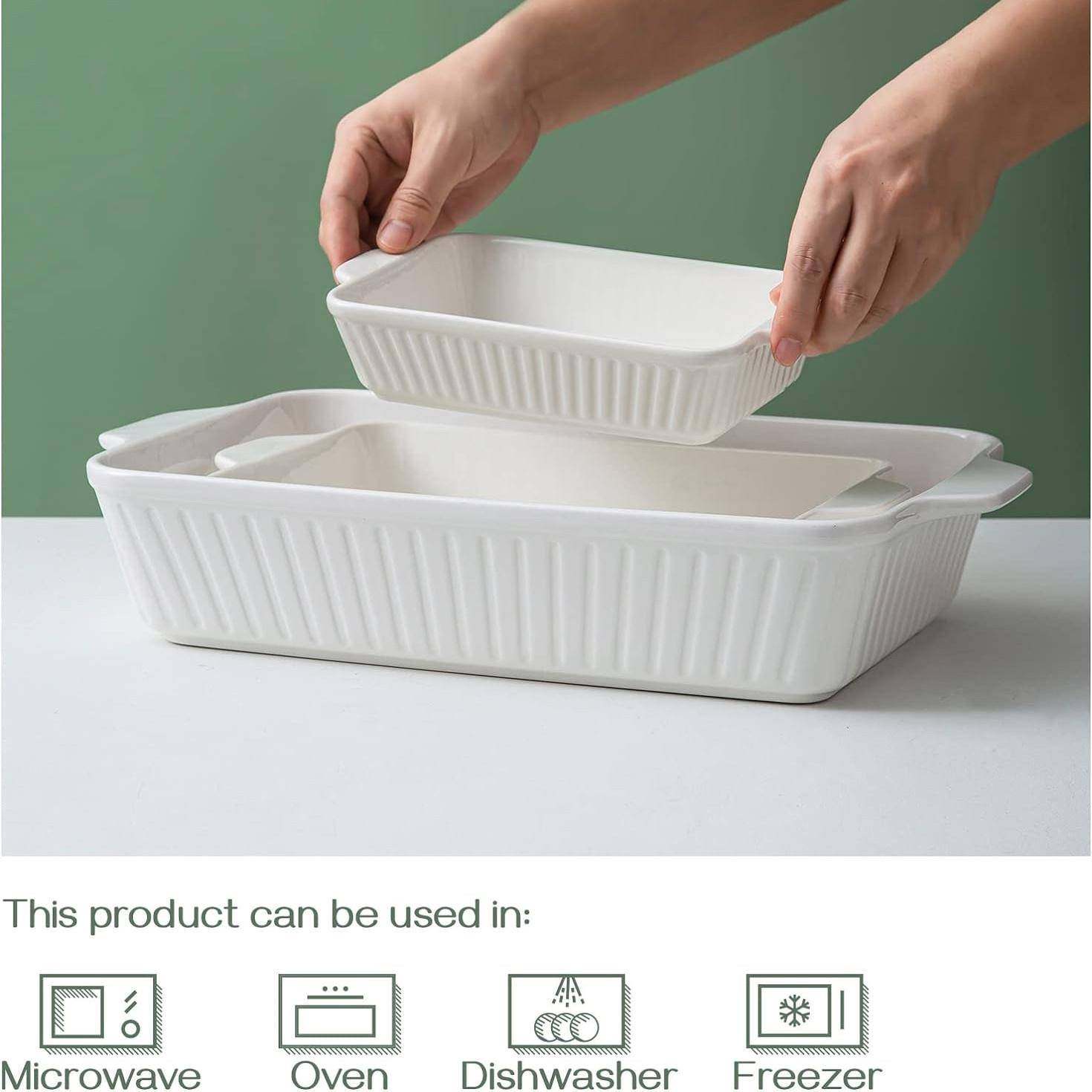 Casserole Dishes for Oven Lasagna Pan Deep Baking Pan