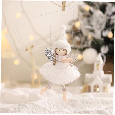 Christmas Princess dress girl wings angel hanging ornaments