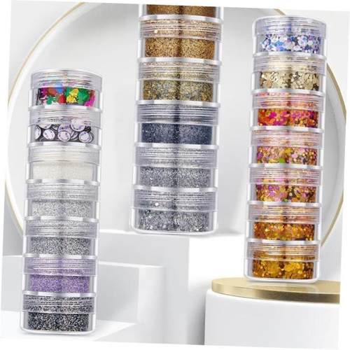 7Colors/Set Shinning Glitter Sequ Gel For Party Christmas DI