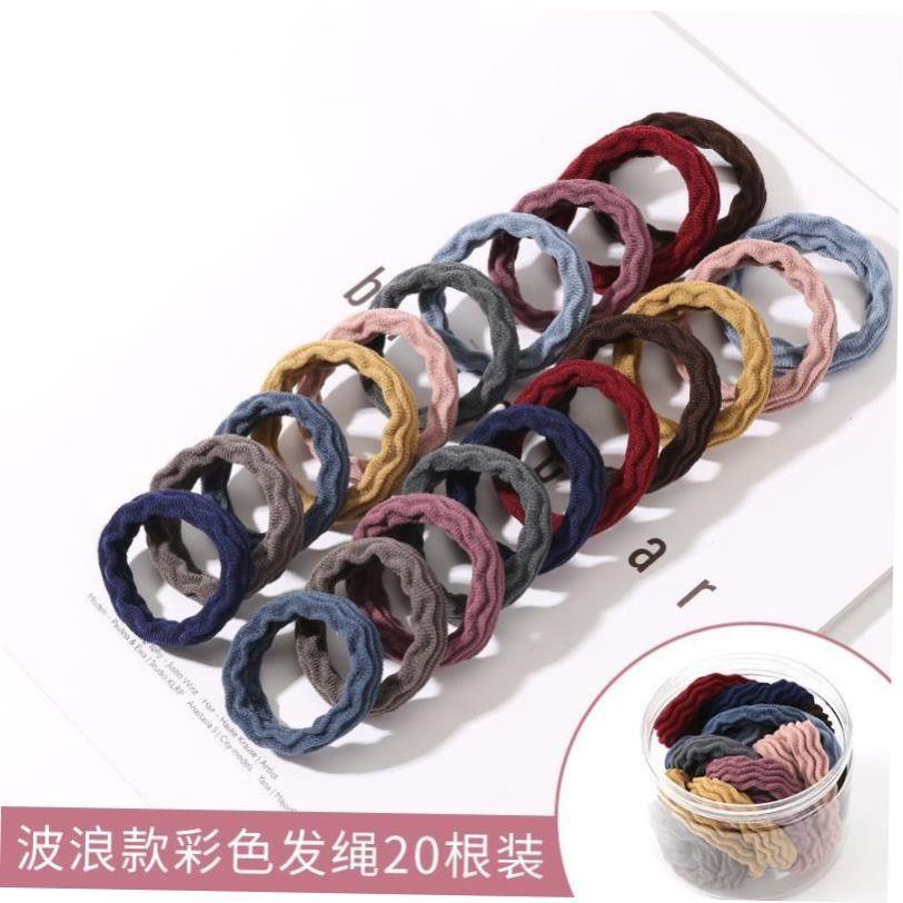 Hair rope rubber band female high elasticity black hair tie