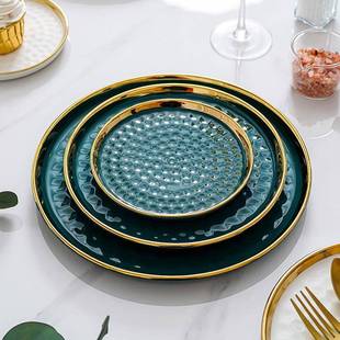 10 "Phnom Penh Cold Plate Ceramic Western Dessert Flat