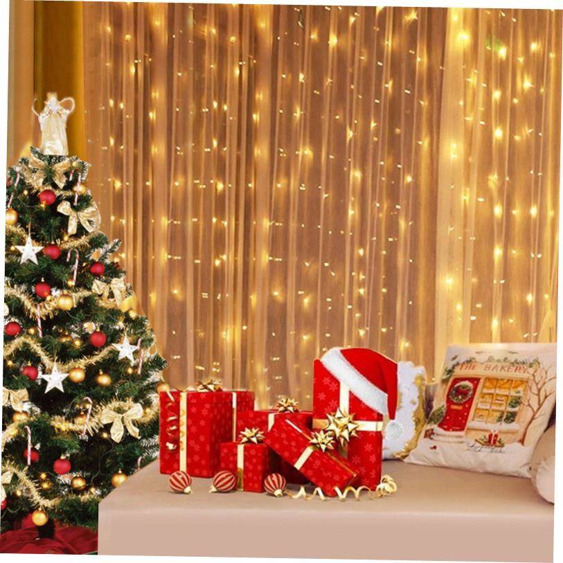 Valentine's Day 3m Led Curtain Garland Fairy Lights Fest灯带