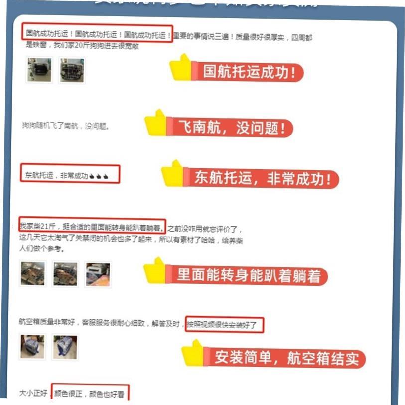 small and large dog air transport pet box check-in航空箱狗狗