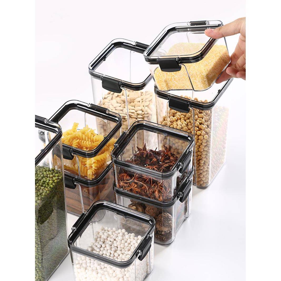 lucency sealed jar, storage bottle kitchen food storage box