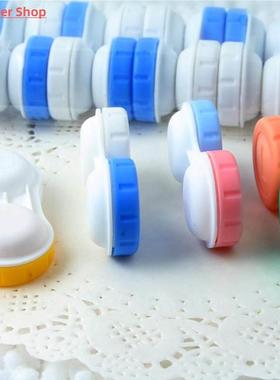 5/10 pcs lot Colored Contact Lenses Case L+R Contact Lens Ca