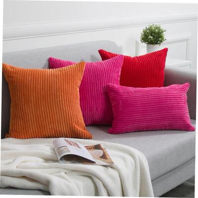 Velvet solid pillow case cussion case cover 枕头枕套灯芯绒