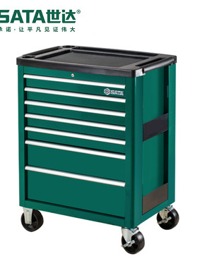 Sata/世达五金工具存储七抽屉带轮工具车95207
