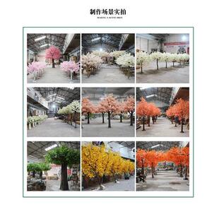 仿真倒挂松树大型室内景观客厅大堂天花板吊顶装饰禅意吊件假松树