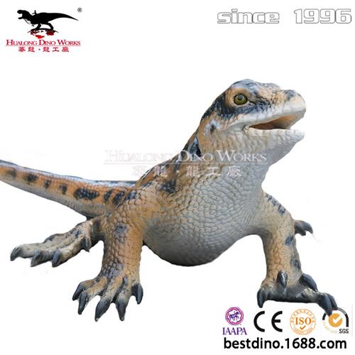 自贡年老厂制作仿真动物仿真昆虫硅胶机械电动蜥蜴模型美陈引流