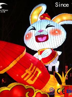 夜游彩灯花灯灯会制作自贡源头厂家可来图可现场设计制作