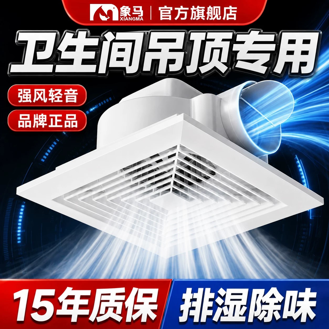 排气扇卫生间专用排风扇300X300图片