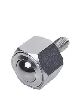 不锈钢03钢滚珠滚轮C-BCHL5 6 BCHLJJ8 10 12 16 20六角钢珠QDE02