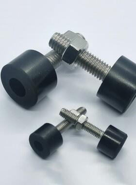UNSTH4/5/6/8-15/20/25/A30/35 橡胶止动螺栓 低弹性/内六角头螺