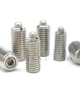 GN616-M20-SN 不锈钢弹簧柱塞 螺纹闩弹簧销 锁紧定位销M4/5/6/8