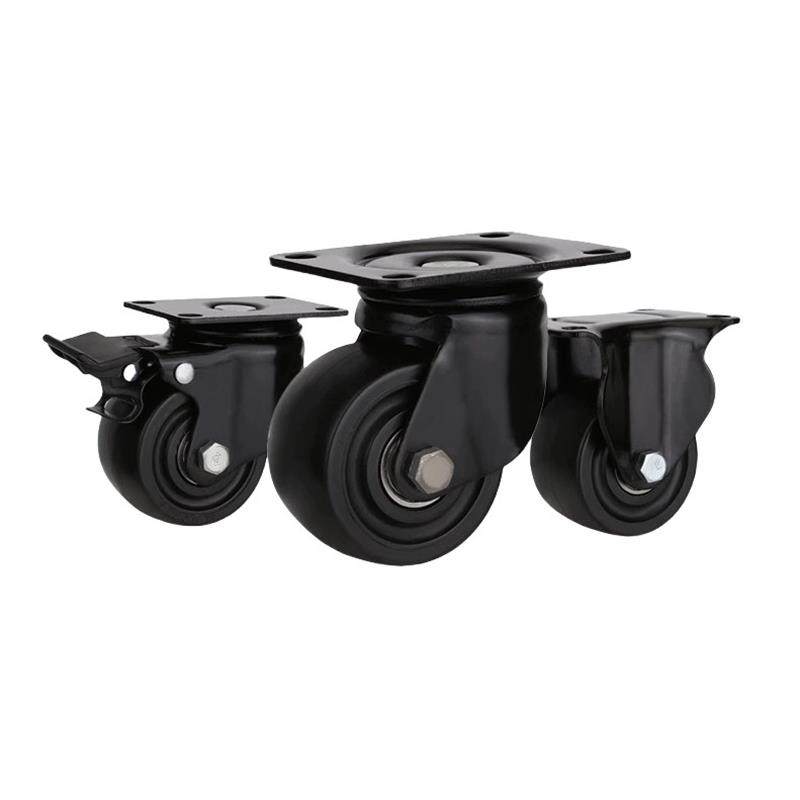 替代米思米重型尼龙脚轮E-CLHK/CLHJ/CLHS50/65/75-N低重心脚轮