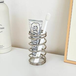 饰现简收约金代属圈6LN8xt2X圈牙刷架纳化妆刷文具笔 防洗手尘台装