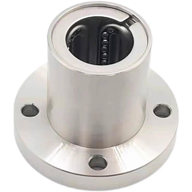 直线轴承圆法兰整体不锈钢SLHFRS/SLHFRWS8 10 12 16 20 25耐高温