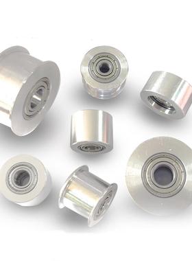 替代米思米可调节导向轮内孔AFDF5/6/8/10/12同步带涨紧惰轮 光轮