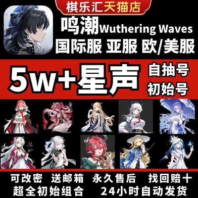 鸣潮国际服初始自抽成品多金组合