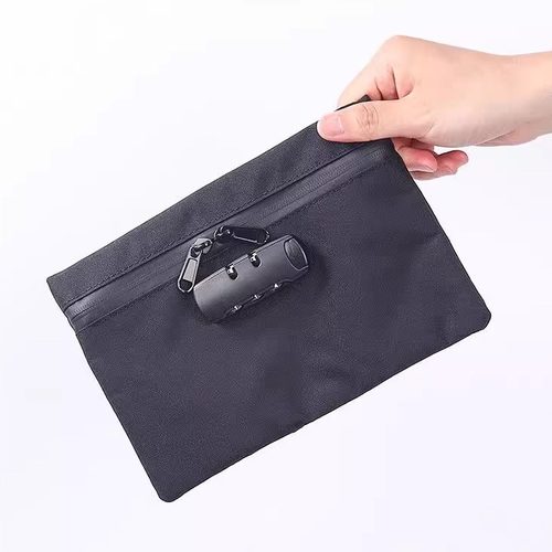 密码锁文件包档案袋文件收纳袋安全票据证件袋定制尺寸防水大容量