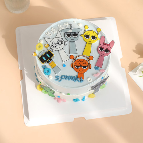 节奏盒子游戏糯米纸打印蛋糕装饰