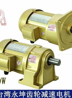 0.75KW永坤减速电机750W 罩机NCH28-750-15S NCV28电机带减速机