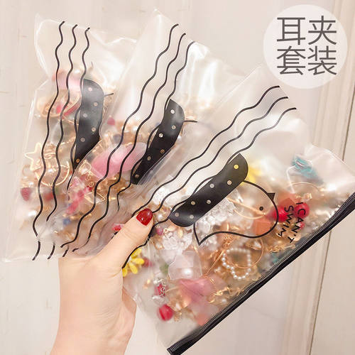 套装组合韩版流苏网红长款耳