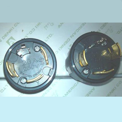 american denki美国电机插头4222n 美标工业插头20a250v 4222r