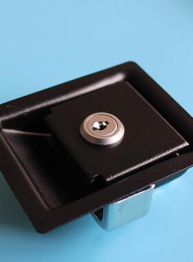 新款直销直销工业面板锁方形电柜锁机械面板拉手式平面锁MS866-4