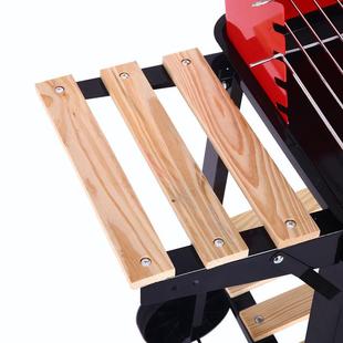 新款 直销现货供应炭火烧烤架大号加厚野营烤串炉子bbq户外折叠烧