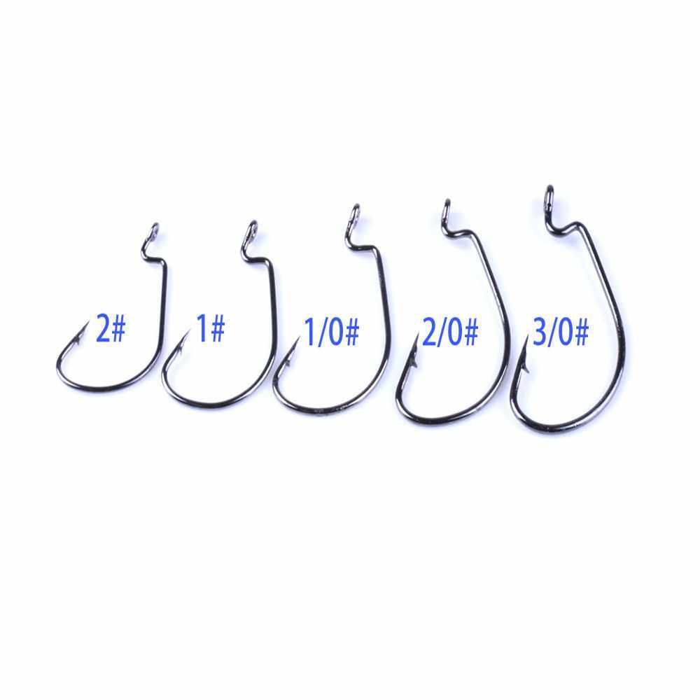 新款直销HENGJIA/亨嘉 50pcs盒装黑色红色曲柄钩套装 路亚鱼钩软,户外/登山/野营/旅行用品,路亚饵,淘宝优惠券,粉丝福利购,淘宝优惠卷