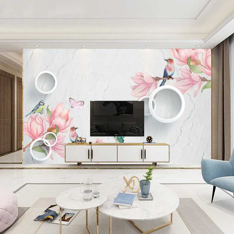 新款直销客厅电视背景墙壁纸8d立体凹凸壁画现代简约大气无缝3d花
