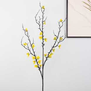 新款直销欧丽菲新年仿真迎春花 婚庆高枝家居装饰假花 仿真连翘花