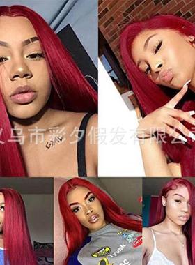 新款直销新品假发女亚马逊欧美假发 女 wig 多色中长直发头发化纤