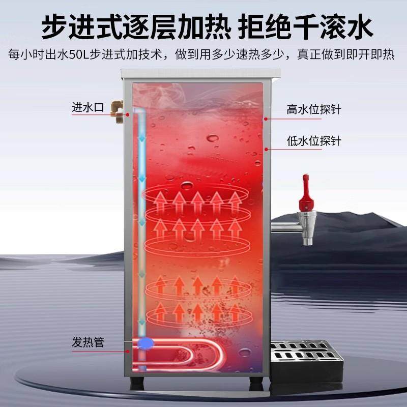 新款直销挂壁式开水机商用奶茶店步进式烧开水器全自动咖啡店微电