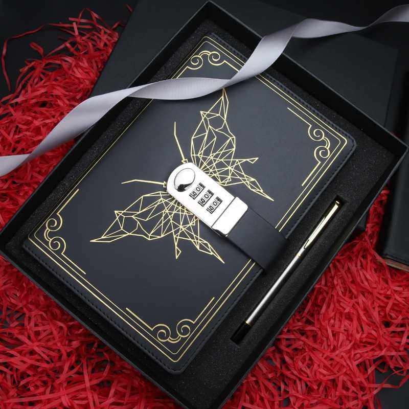 新款直销复古a5密码本带锁日记本手账本创意记事本笔记本本子文具,文具电教/文化用品/商务用品,日记本,淘宝优惠券,粉丝福利购,淘宝优惠卷