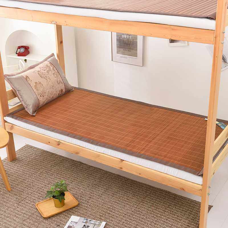 新款直销ZQ加厚学生宿舍校园工地寝室上铺下铺90单人床凉席竹席双,床上用品,竹席,淘宝优惠券,粉丝福利购,淘宝优惠卷