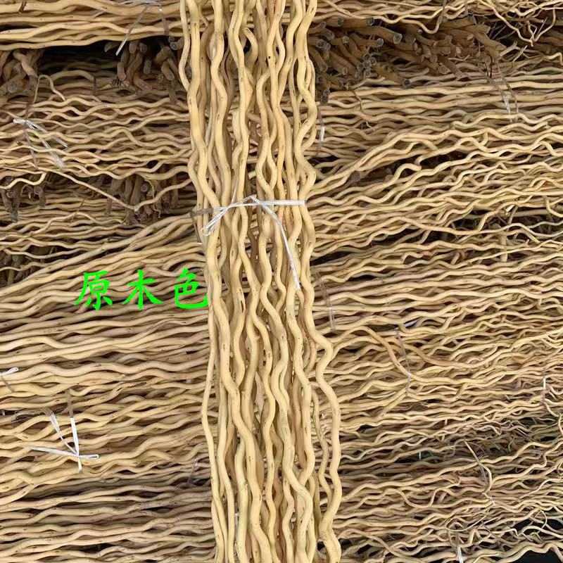 新款直销干树枝去皮龙桑干枝枯枝枯木树干挂件造型壁挂衣架龙柳枝