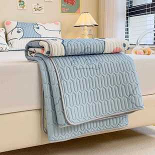 新款 直销跨境外贸乳胶凉席三件套冰丝席可折叠可水洗1.6米尺寸越