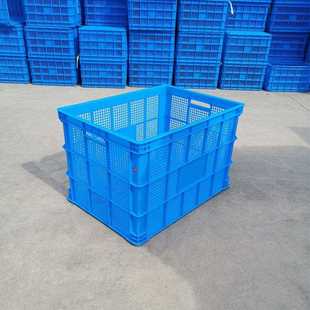筐 新款 长方形塑料服装 755大号蓝色周转筐 快 直销加厚塑料周转筐