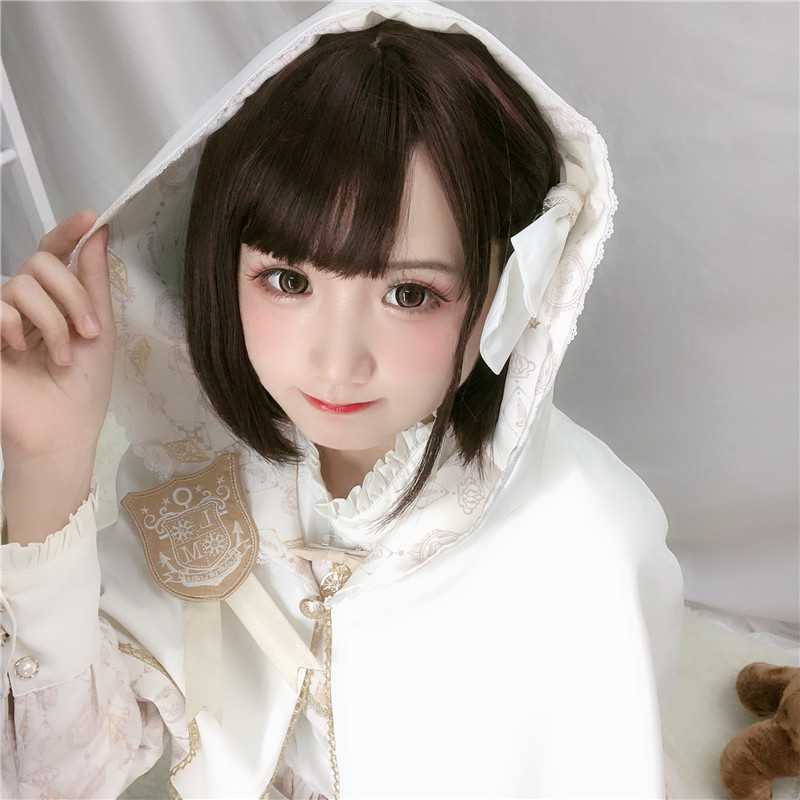 新款直销外贸假发女学生短发空气刘海bobo头自然修脸逼真假发头套