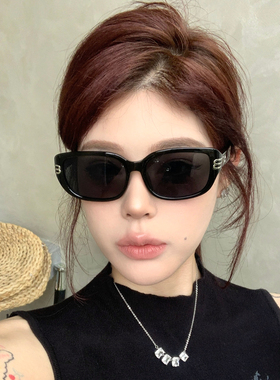 韩版复古防紫外线猫眼墨镜女款潮