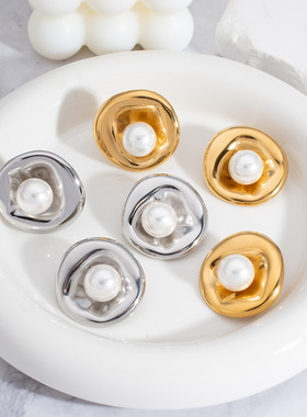 亚马逊跨境鹅蛋珍珠轻奢首饰