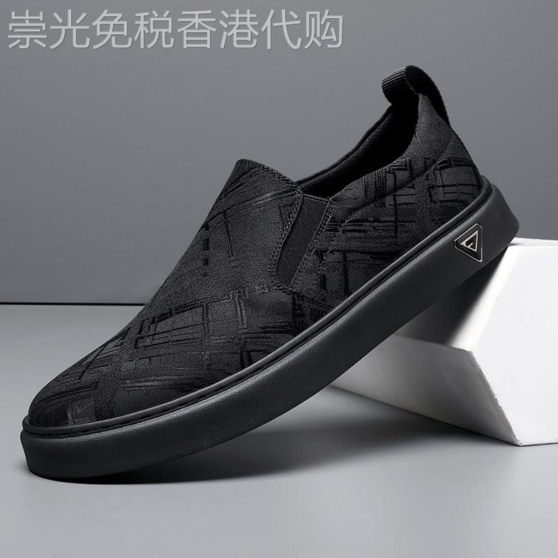 DMXUXM新品力荐~轻松搭配！新款透气轻便商务软底防滑帆布鞋男潮