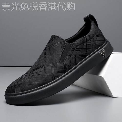 DMXUXM新品力荐~轻松搭配！新款透气轻便商务软底防滑帆布鞋男潮