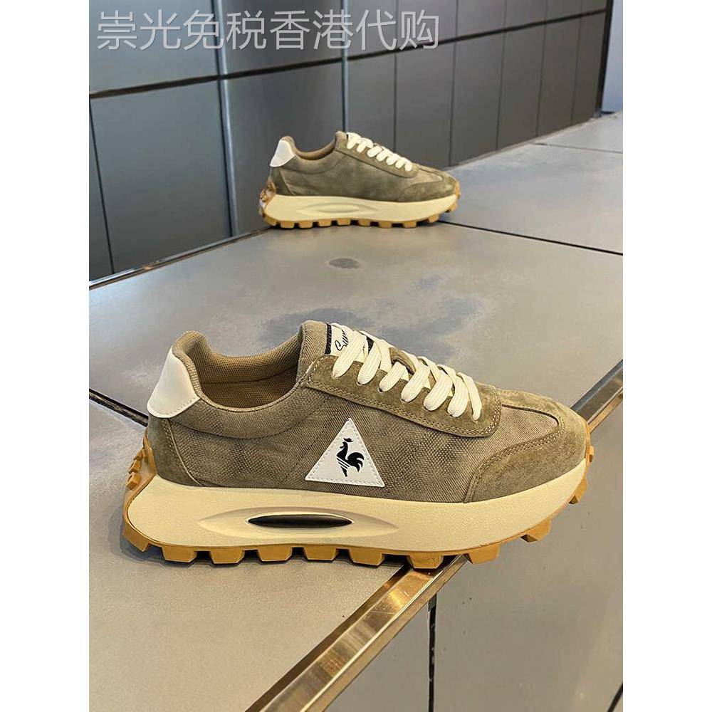 男子夏季透气2025新厚底布阿甘Trbottomy鞋防滑运动休闲鞋公鸡爸