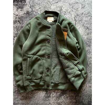 Madness Mdns Clot美式覆古秋冬加厚保暖夹克衫男士摇粒绒外套潮