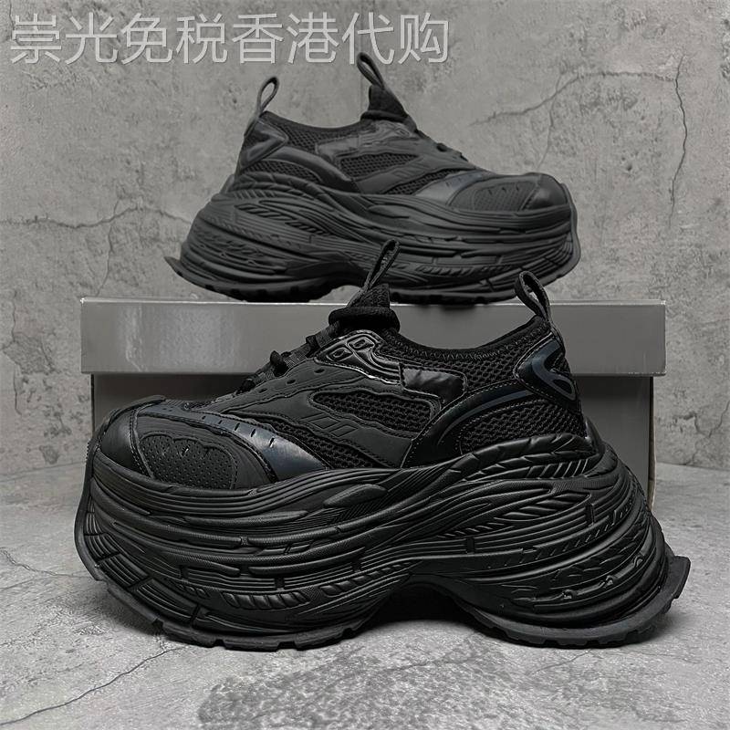 巴黎16xl炸街厚底增高老爹鞋男女款2025年秋冬新款复古做旧休闲鞋