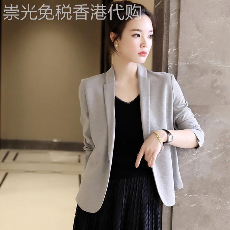 2025新款办公常备轻奢极简风西装外套女夏季日系气质修身短款西服