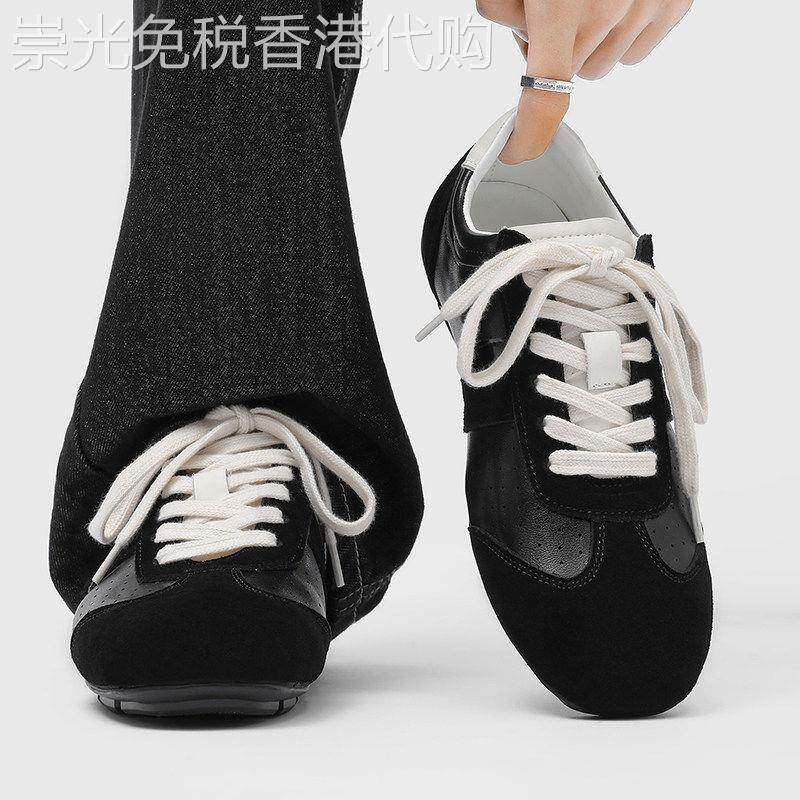 2026夏季新款平底轻便德训鞋男款时尚百搭户外休闲复古通勤阿甘鞋